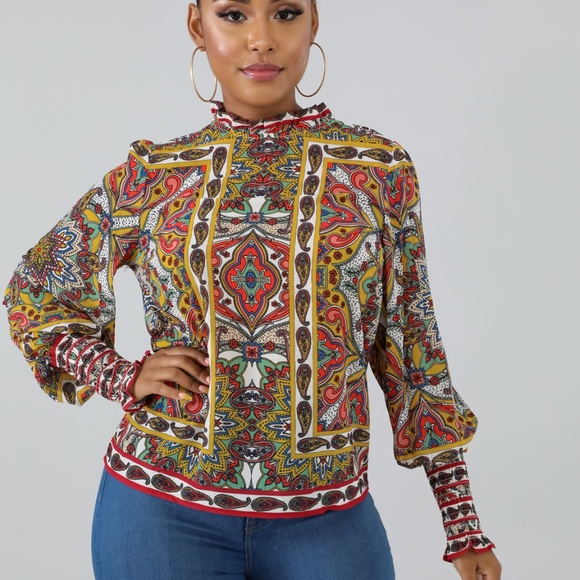 Mixed Feelings Blouse - Picture 2 of 5